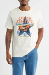 The Forecast Agency Overdrive Racing Cotton Graphic T-shirt In White