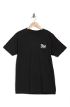 The Forecast Agency Pbr Bowling Classic Cotton Graphic T-shirt In Black