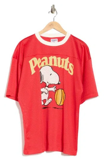 The Forecast Agency Peanuts® 50 Graphic T-shirt In Red