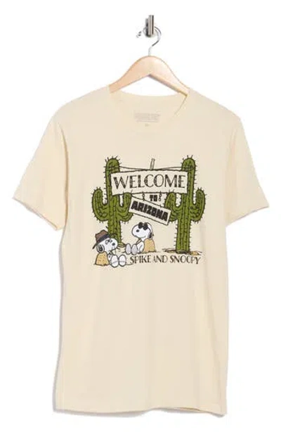 The Forecast Agency Peanuts® Arizona Chillin' Cotton Graphic T-shirt In Neutral