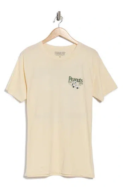 The Forecast Agency Peanuts® Golf Team Cotton Graphic T-shirt In Gold