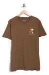 The Forecast Agency Peanuts Howdy Partner Graphic T-shirt In Brown