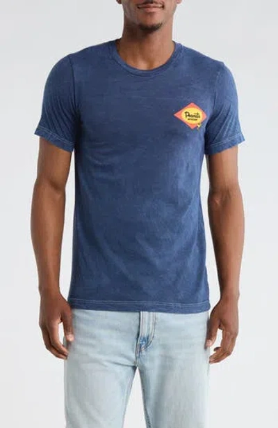 The Forecast Agency Peanuts Motorsports Graphic Tee In Blue