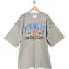The Forecast Agency Peanuts Non-athletic Mesh Top In Gray