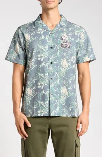 The Forecast Agency Peanuts Records Camp Shirt In Multi