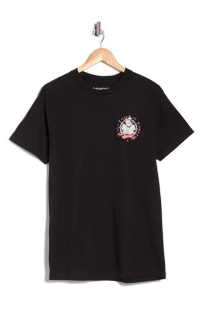 The Forecast Agency Popeye Sink Or Swim Graphic T-shirt In Black