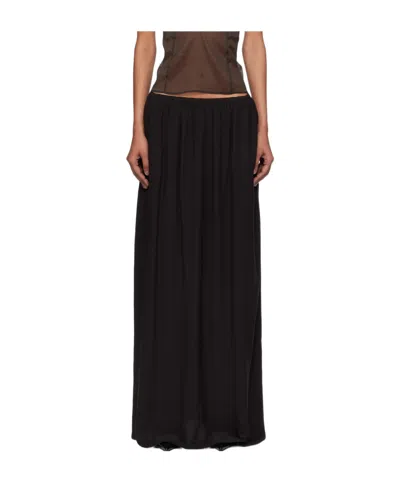 The Frankie Shop Aeson Maxi Skirt In Animal Print