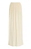The Frankie Shop Aeson Jersey Maxi Skirt In Yellow