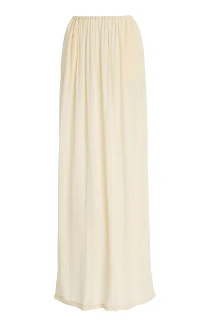 The Frankie Shop Aeson Maxi Skirt In Yellow