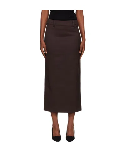 THE FRANKIE SHOP ALROSE MIDI SKIRT