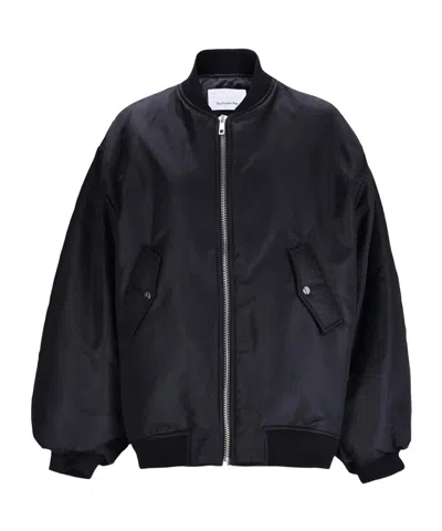 The Frankie Shop Astra Bomber Jacket In Black