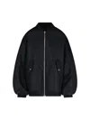 The Frankie Shop Astra Technical Bomber Jacket In Black  