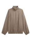The Frankie Shop Baxter High-collar Jacket In Neutral