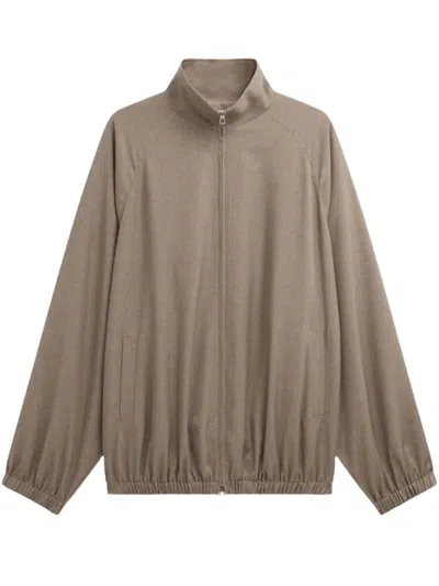 The Frankie Shop Baxter Jacket In Brown
