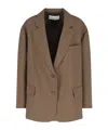 The Frankie Shop Bea Blazer - Chocolate In Neutral