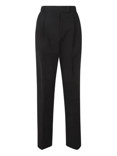 The Frankie Shop Bea Rear Welt Pockets Suit Trousers In Black