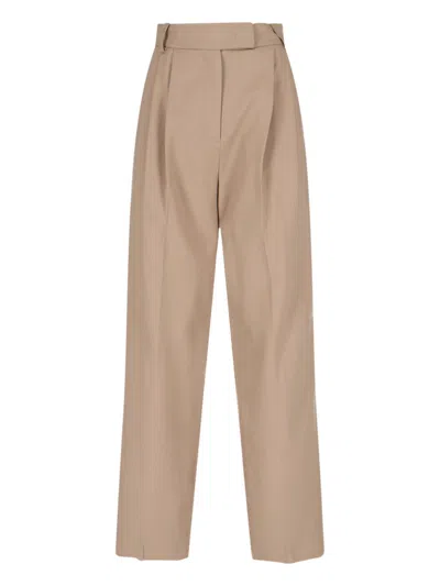 The Frankie Shop 'bea' Straight Pants In Beige