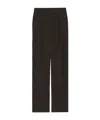 THE FRANKIE SHOP BEA SUIT PANTS - DARK ESPRESSO