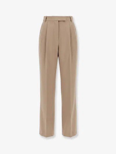 The Frankie Shop Bea Suit Tailored Pants In Beige