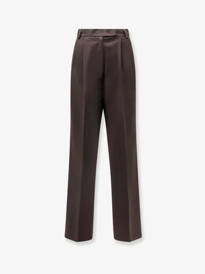 The Frankie Shop Bea Suit Tailored Pants In Brown