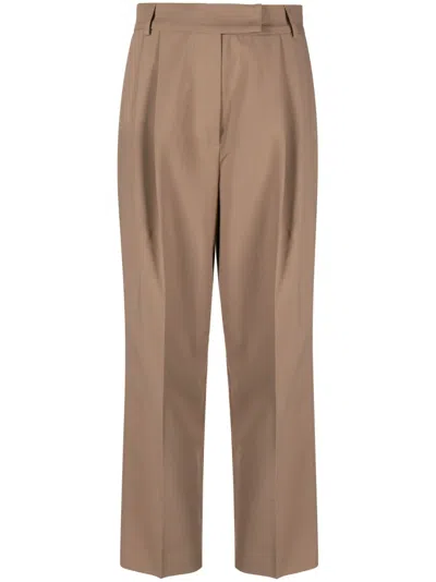 The Frankie Shop Bea Tailored Trousers In Brown