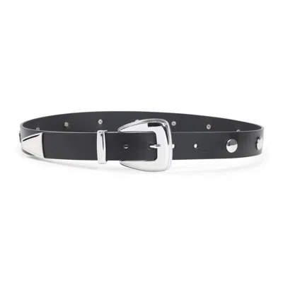 The Frankie Shop Belt In Black