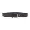 The Frankie Shop Crocodile-embossed Leather Belt In Brown