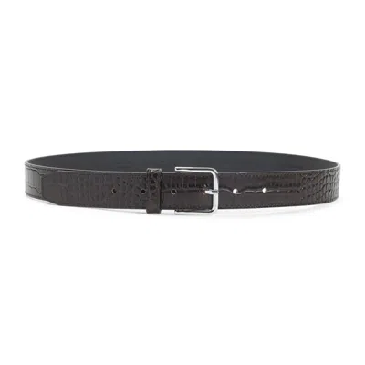 The Frankie Shop Belt In Brown