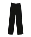 The Frankie Shop Belt Loop Casual Pants In Black