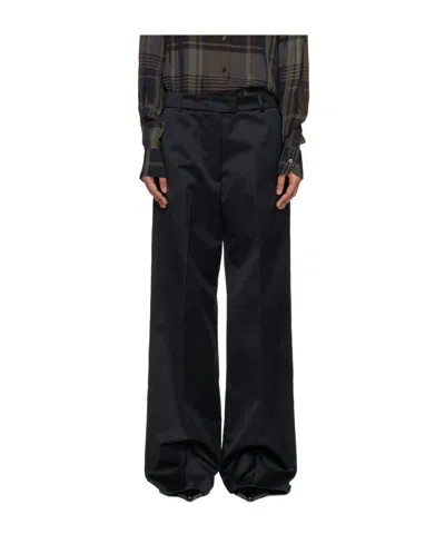 The Frankie Shop Belt Loop Trousers In Black