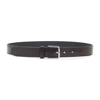 THE FRANKIE SHOP BELTS BROWN