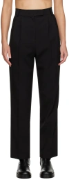 The Frankie Shop Black Bea Trousers In Black