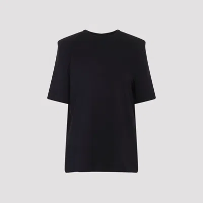The Frankie Shop Black Carrington Cotton T-shirt
