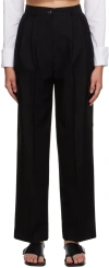 The Frankie Shop Black Maesa Trousers In Black