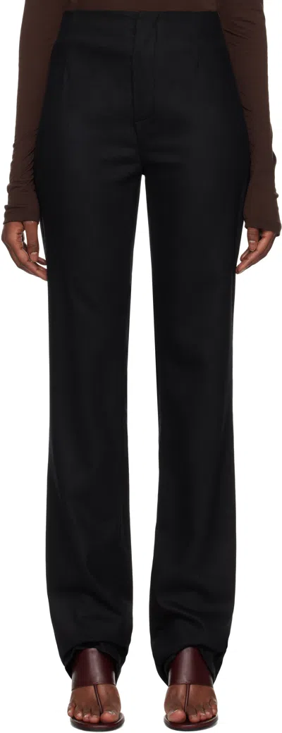 The Frankie Shop Black Morrison Long Trousers