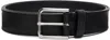 The Frankie Shop Black Toni Leather Belt In Black