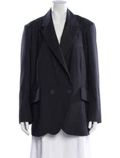 Pre-owned The Frankie Shop Blazer In Blue