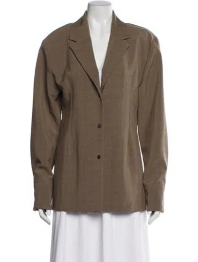 Pre-owned The Frankie Shop Blazer In Brown