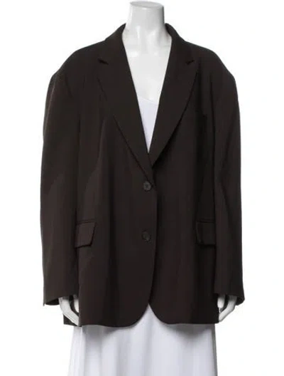 Pre-owned The Frankie Shop Blazer In Brown