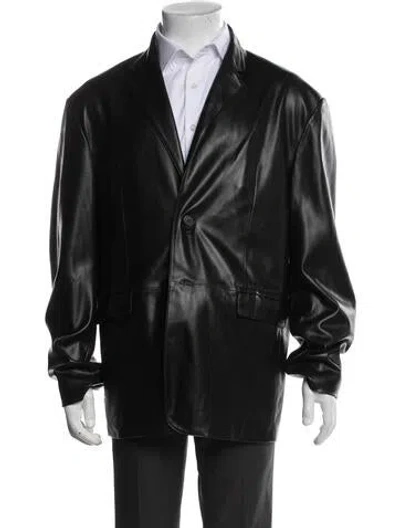 Pre-owned The Frankie Shop Bomber Jacket In Black