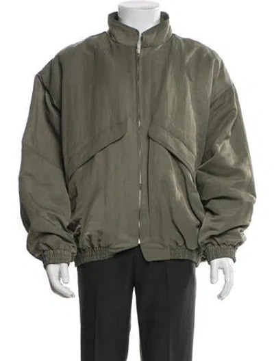 Pre-owned The Frankie Shop Bomber Jacket In Green