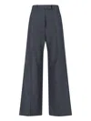 The Frankie Shop 'brickell' Wide Pants In Gray