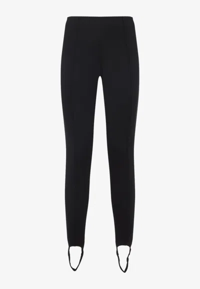 The Frankie Shop Stirrup Leggings Seam Detailing In Black