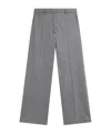 The Frankie Shop Casual Pants With Belt Loops In Gray