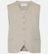 The Frankie Shop Chelsea Vest In Green