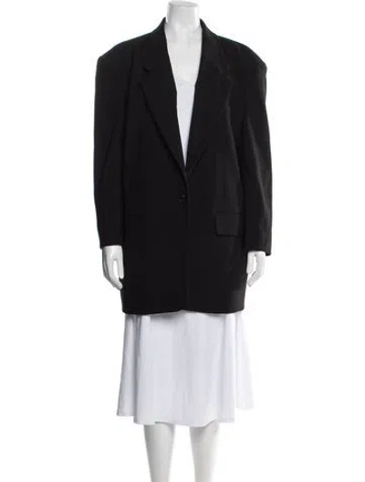 Pre-owned The Frankie Shop Coat In Black