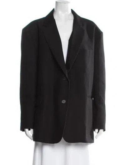Pre-owned The Frankie Shop Coat In Black