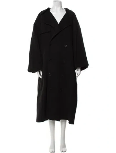 Pre-owned The Frankie Shop Coat In Black