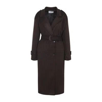 The Frankie Shop Coat In Gray
