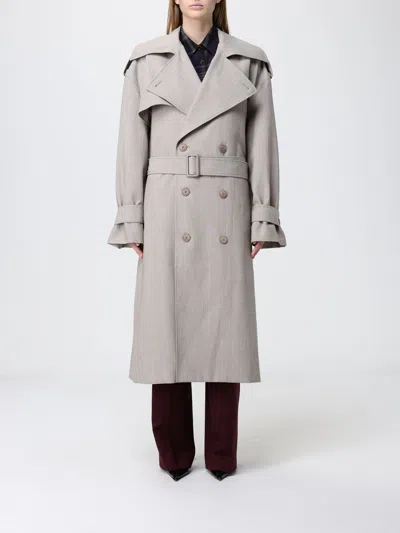 The Frankie Shop Coat  Woman Color Beige In Gray